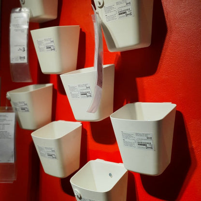 IKEA : SUNNERSTA : Rail with 4 Hooks and 2 Containers