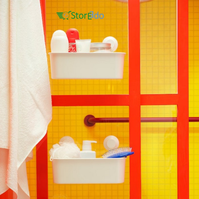 IKEA : TISKEN : Basket with Suction Cup