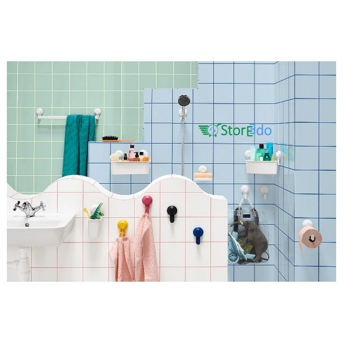 IKEA : TISKEN : Hooks with Suction Cup