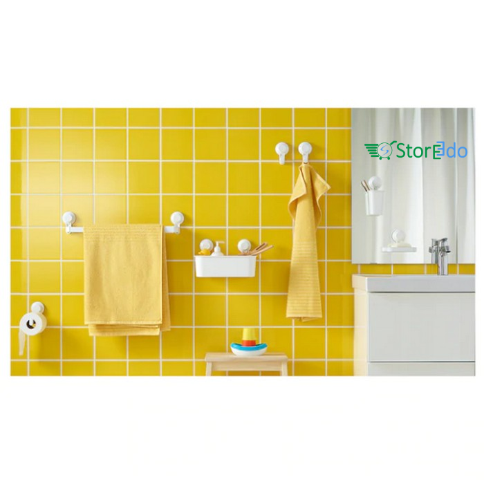 IKEA : TISKEN : Toothbrush Holder with Suction Cup