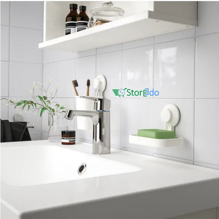 IKEA : TISKEN : Toothbrush Holder with Suction Cup