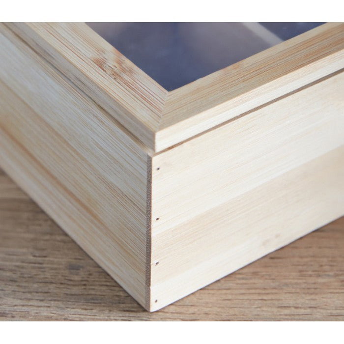 HomeCentre : Tea Bag Box with Transparent Lid