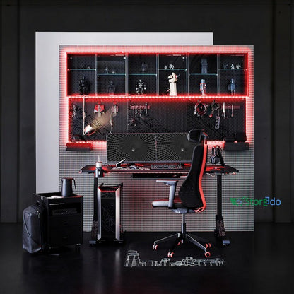 IKEA : UPPSPEL : 4 - Piece Pegboard Accessories Set