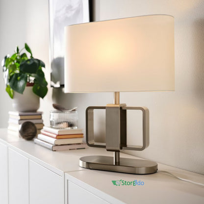 IKEA : UPPVIND : Table Lamp - Nickel Plated