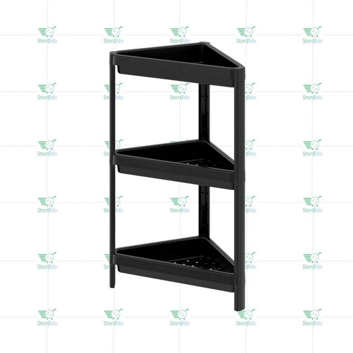 IKEA : VESKEN : Plastic Corner Shelf Unit