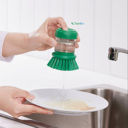 IKEA : VIDEVECKMEL: Dish Washing Brush With Dispenser