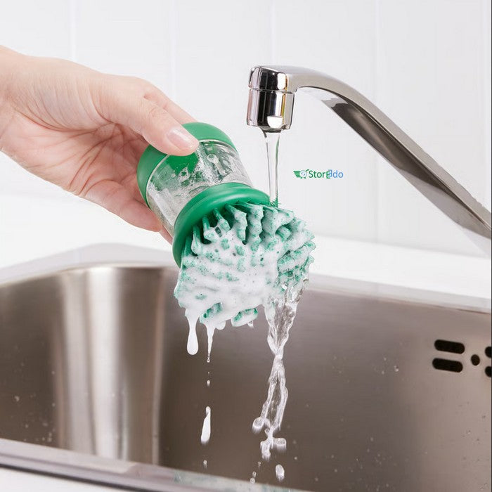 IKEA : VIDEVECKMEL: Dish Washing Brush With Dispenser
