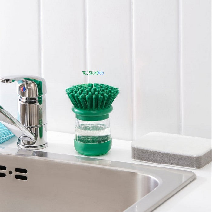 IKEA : VIDEVECKMEL: Dish Washing Brush With Dispenser