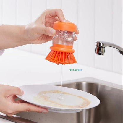 IKEA : VIDEVECKMEL: Dish Washing Brush With Dispenser