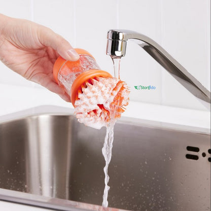 IKEA : VIDEVECKMEL: Dish Washing Brush With Dispenser