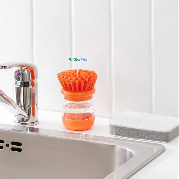 IKEA : VIDEVECKMEL: Dish Washing Brush With Dispenser