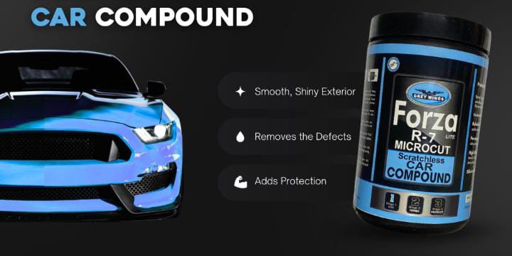 Forza R -7 Microcut Car Compound)(1kg Blue)