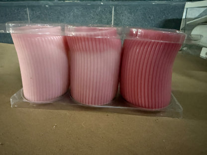 IKEA : BLOMDOFT : Scented Block Candles - Set of 3 (Deformed)