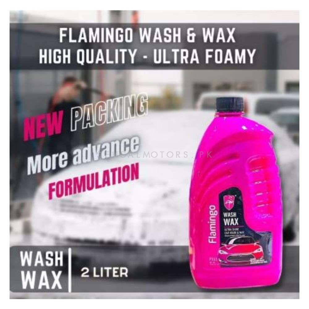 Flamingo Ultra Shine Car Wash And Wax Shampoo (2 Liter)