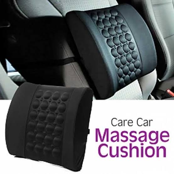 Back Massager Seat Cushion Black