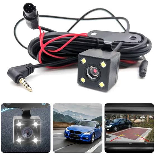 UNIVERSAL REAR VIEW CAMERA FOR CARS - 4 LED