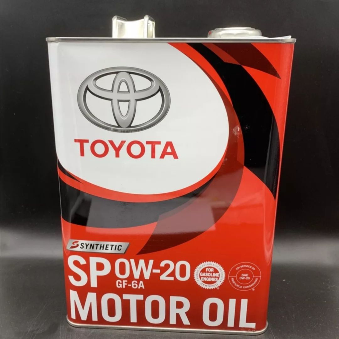 Toyota Genuine Engine Oil Synthetic SP 0W-20 - 4Ltr