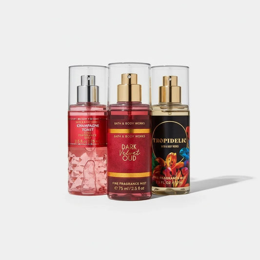 3-Piece Bath and Body Works Fragrance Mist Bundle