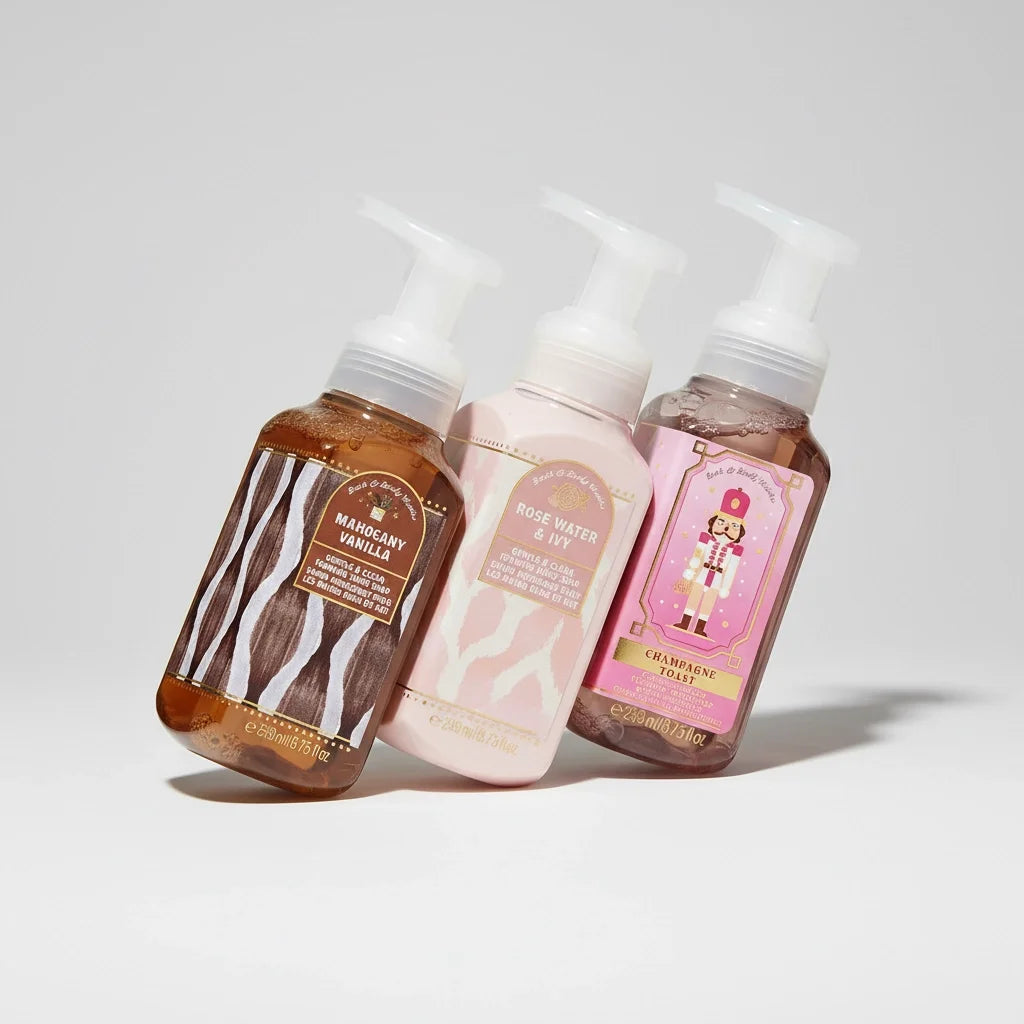 Bath and Body Works Gentle Foaming Hand Soap 3-Pack Bundle