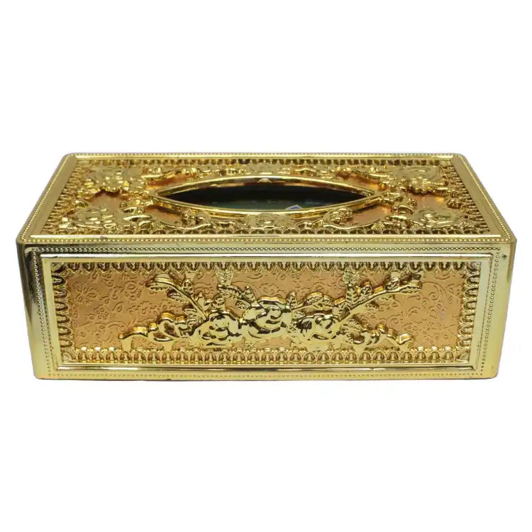 Castle Tissue Box (Golden)