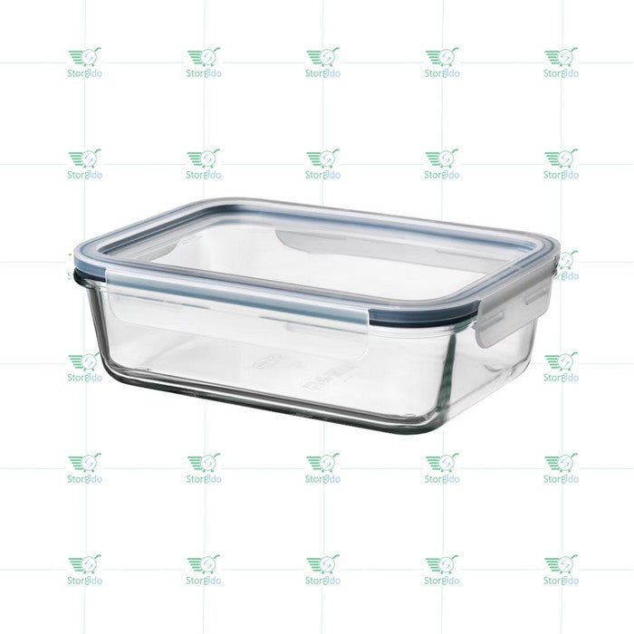 IKEA : 365+ : Food Container with Lid : Rectangular Glass / Plastic
