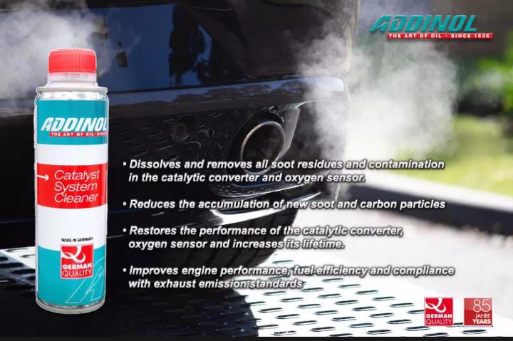 ADDINOL CATALYST SYSTEM/CATALYTIC CONVERTER CLEANER-MADE IN GERMANY