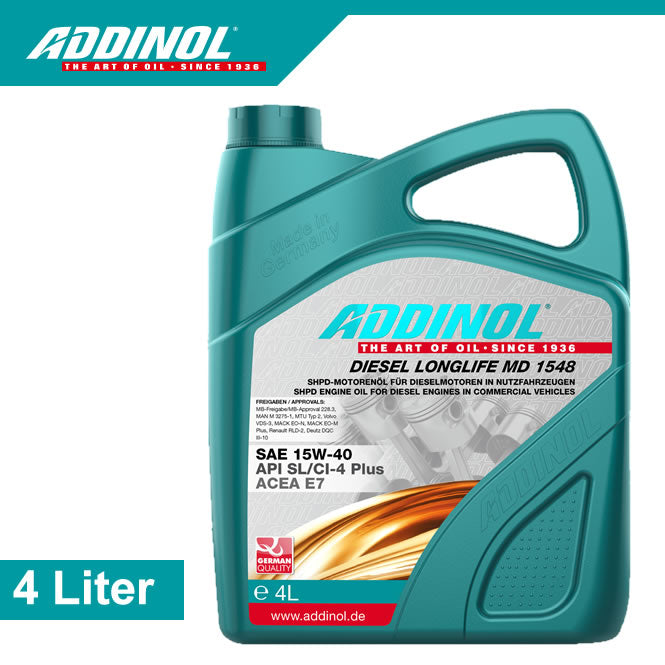 Addinol DIESEL 15W-40 LONGLIFE MD 1548 - Engine Oil for car