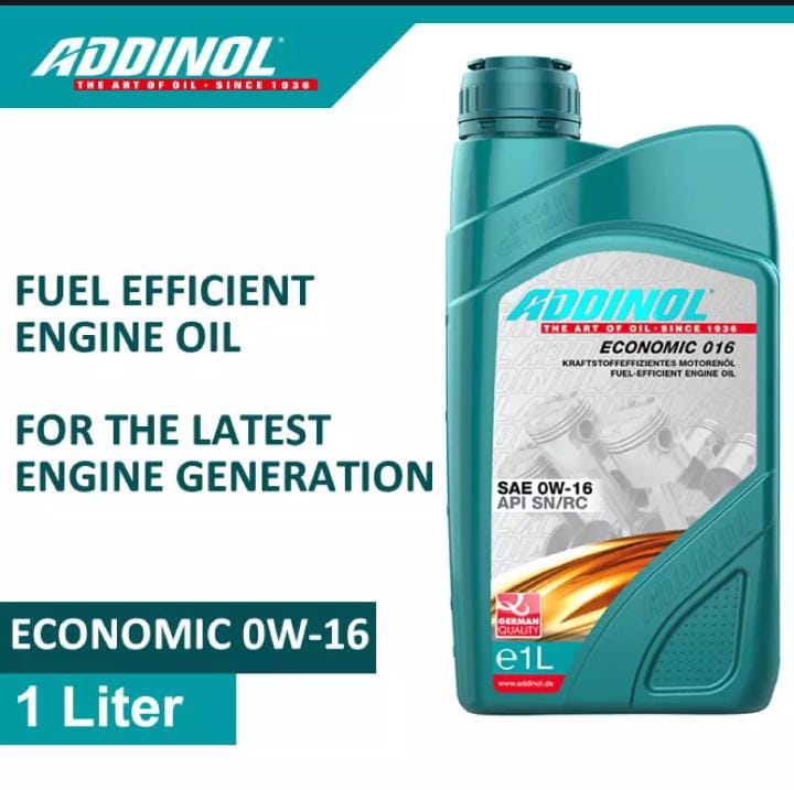 ADDINOL ECONOMIC 0W-16 Engine Oil (Fuel Efficient Engine Oil for the Latest Engine Generation)