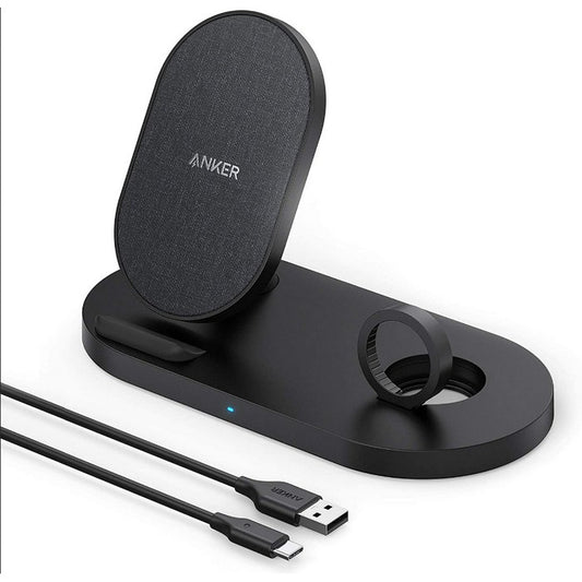 Anker : PowerWave III 2-in-1 Wireless Charging Station