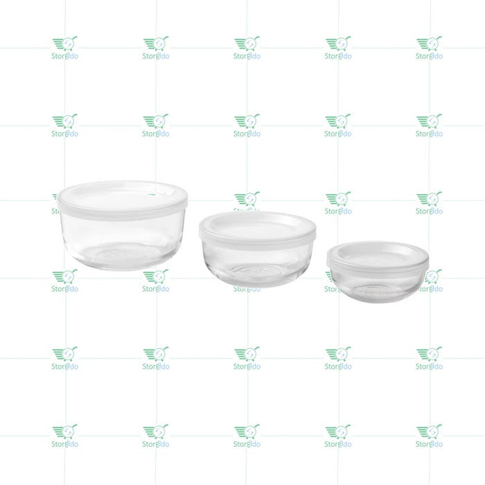 IKEA : BESTAMMA : Food Containers With Lid - Set of 3