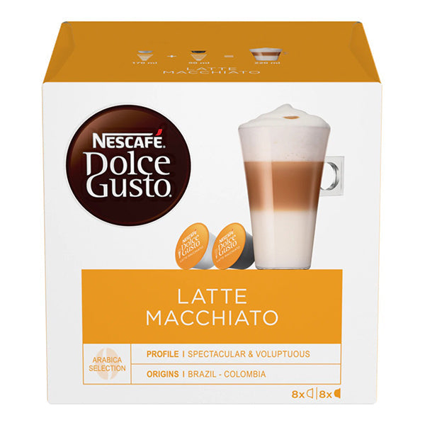NESCAFE : Dolce Gusto : Latte Macchiato Coffee Pods (Expiry 31 May)
