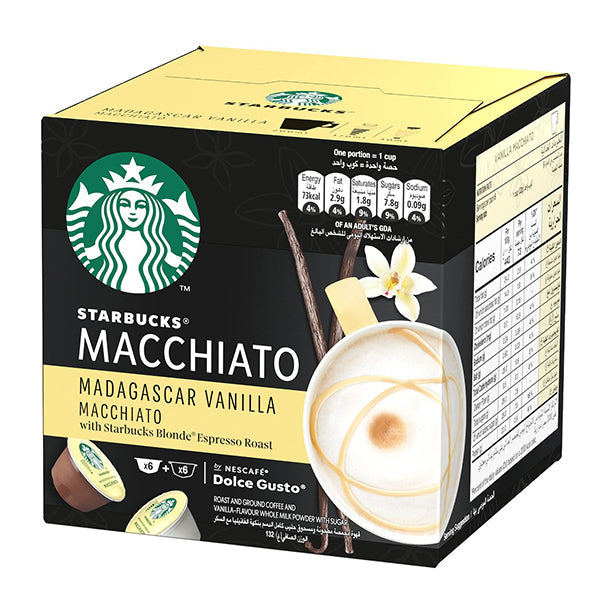 Starbucks Dolce Gusto Madagascar Vanilla Macchiato Pods