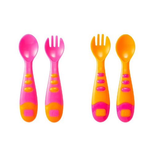Mothercare : Easy Grip Spoon and Fork Set - Set of 4