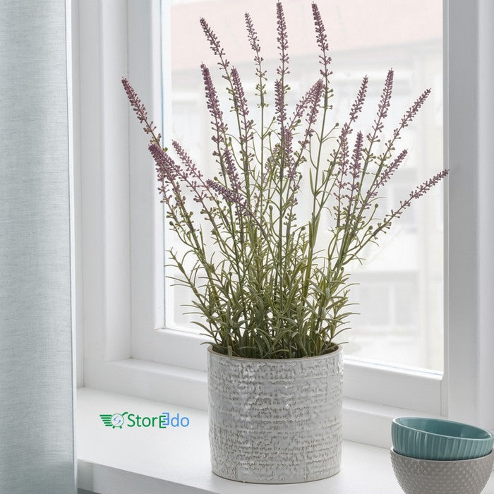 IKEA : FEJKA : Artifical Potted Plant - Lavender Lilac
