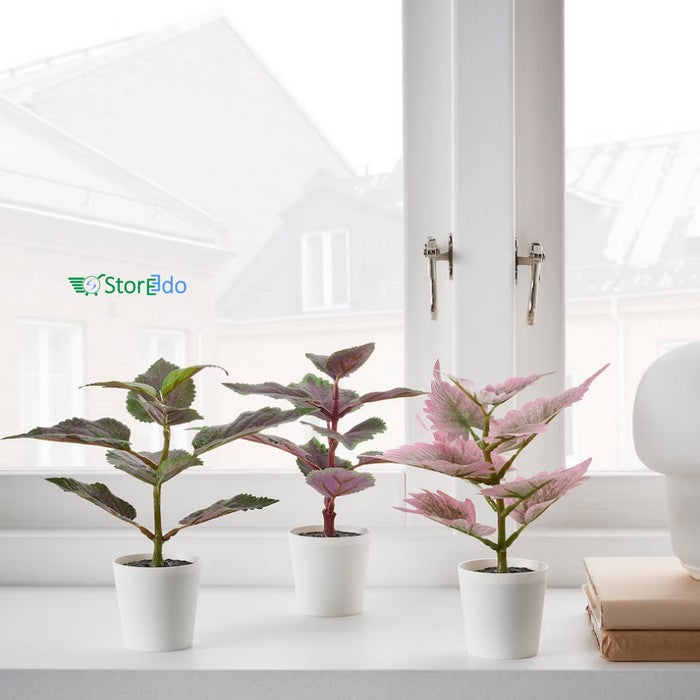 IKEA : FEJKA : Artifical Potted Plants - Painted Nettle - Set of 3