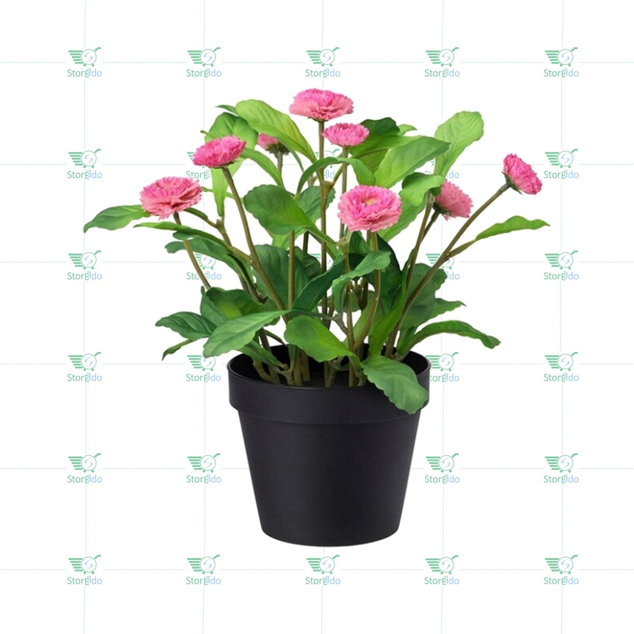 IKEA : FEJKA : Artificial Potted Plant - Common Daisy Pink