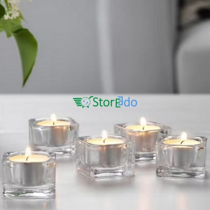 IKEA : GLASIG : Tealight Candle Holder - Set of 5