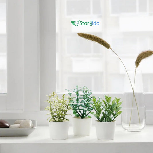 IKEA : FEJKA : Atifical Potted Plants - Herbs -Set of 3