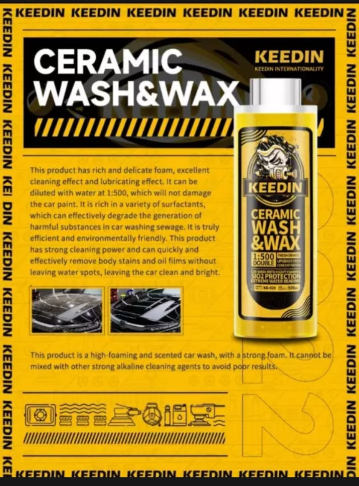 KEEDIN CERAMIC WASH & WAX(500ml)