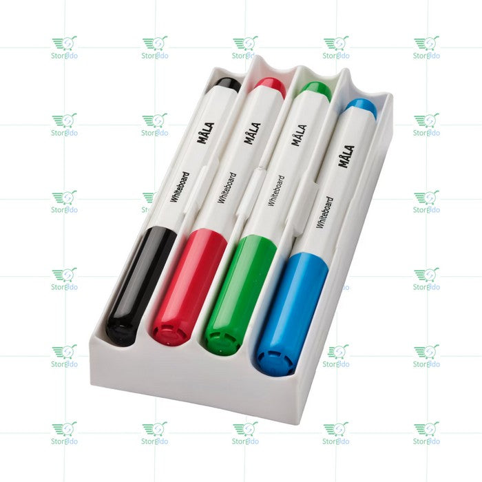 IKEA : MALA : Assorted Whiteboard Pens with Duster