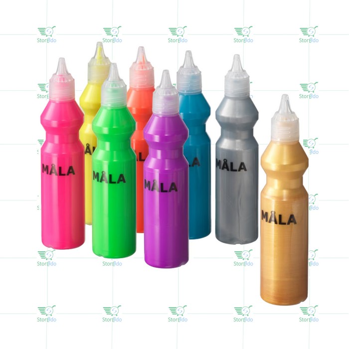 IKEA : MALA : Fluorescent / Glitter Paint
