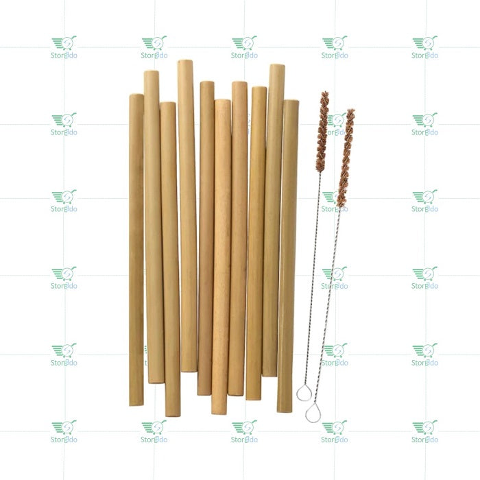 IKEA : OKUVLIG : Bamboo Drinking Straws - Set of 14