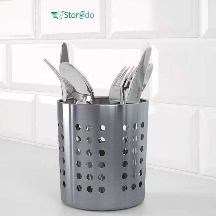 IKEA : ORDNING : Stainless Steel Cutlery Stand