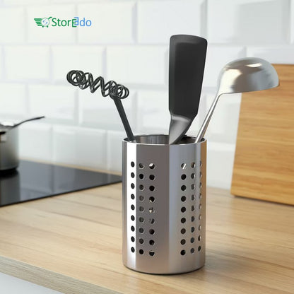 IKEA : ORDNING : Stainless Steel Utensil Stand