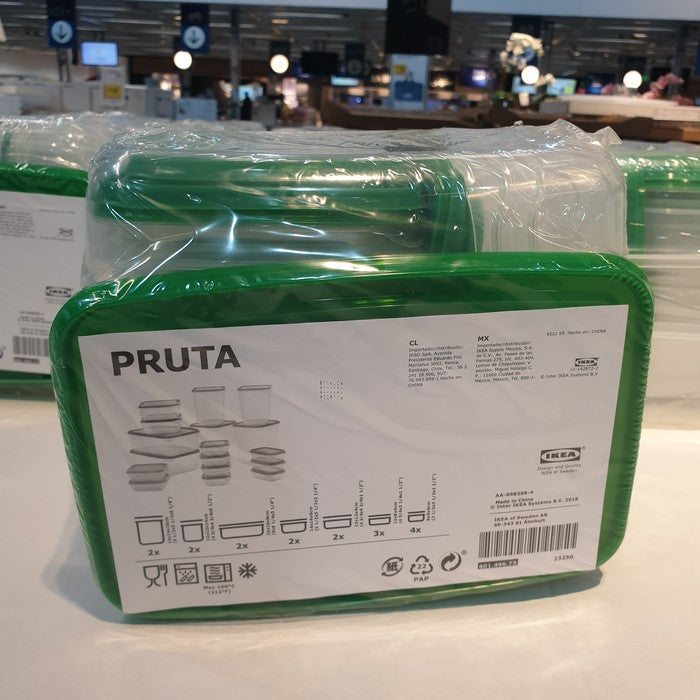IKEA : PRUTA : Food Containers - Set of 17