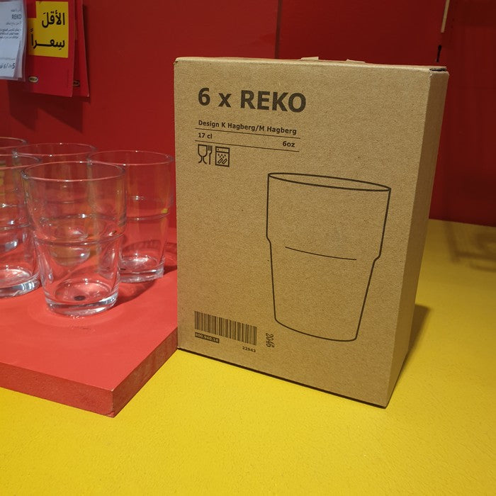 IKEA : REKO : Glasses - Set of 6