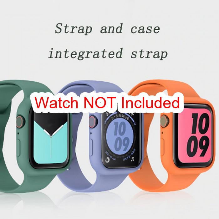 Apple Watch Straps : Silicon Case + Band