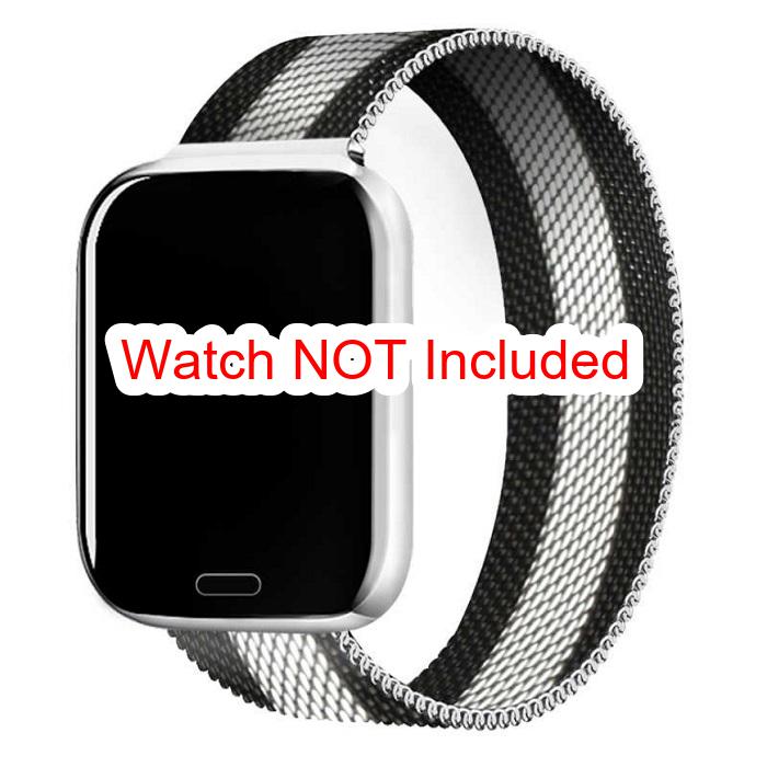 Apple Watch Straps : Milanese Stainless Steel (With Pattern)