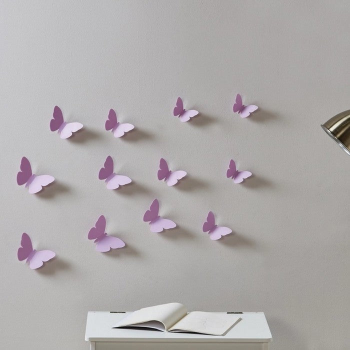 HomeCentre : Sophie : 3D Butterfly Wall Stickers - Set of 12